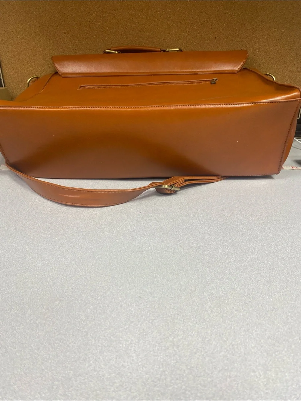 Walasa Stylish Bow-Accent Women's Satchel in Cognac